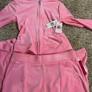 Juicy Couture Pink Velour Tracksuit